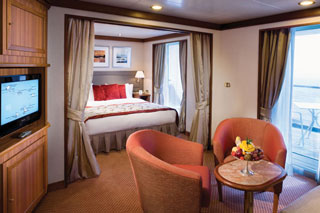 Suite cabin on Silver Wind