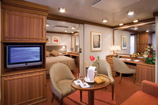 Suite cabin on Silver Explorer