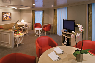Suite cabin on Silver Spirit