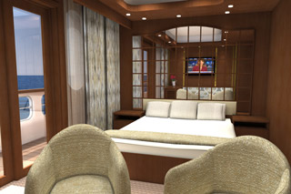 Suite cabin on Silver Galapagos