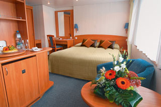 Oceanview cabin on Viking Rurik