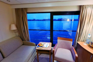 Oceanview cabin on Viking Prestige