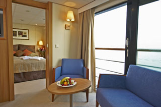 Suite cabin on Viking Prestige