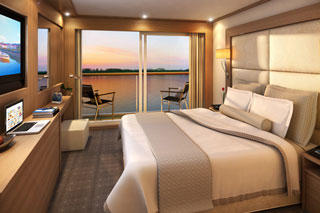 Balcony cabin on Viking Embla