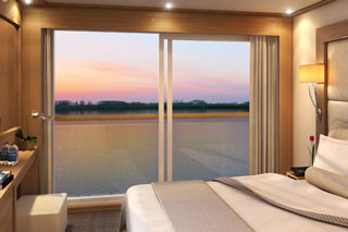 Oceanview cabin on Viking Embla