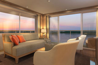 Suite cabin on Viking Forseti
