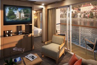Suite cabin on Viking Rinda