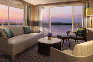 Suite cabin on Viking Atla