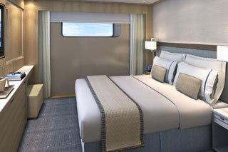 Oceanview cabin on Viking Baldur