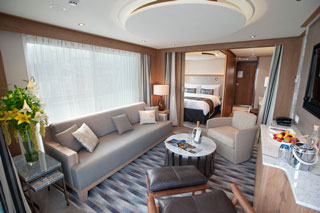Suite cabin on Viking Baldur