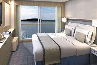 Oceanview cabin on Viking Hermod