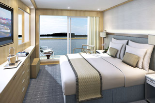 Balcony cabin on Viking Kara