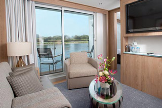 Suite cabin on Viking Beyla