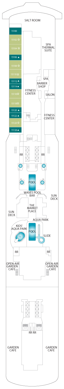 Norwegian Breakaway Deck Fifteen