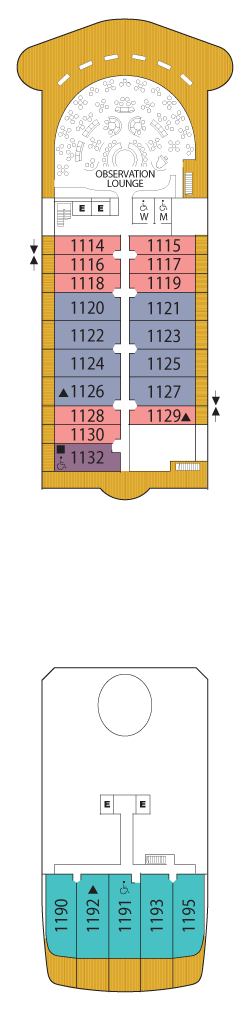 Seabourn Encore Deck Plans - Cruiseline.com