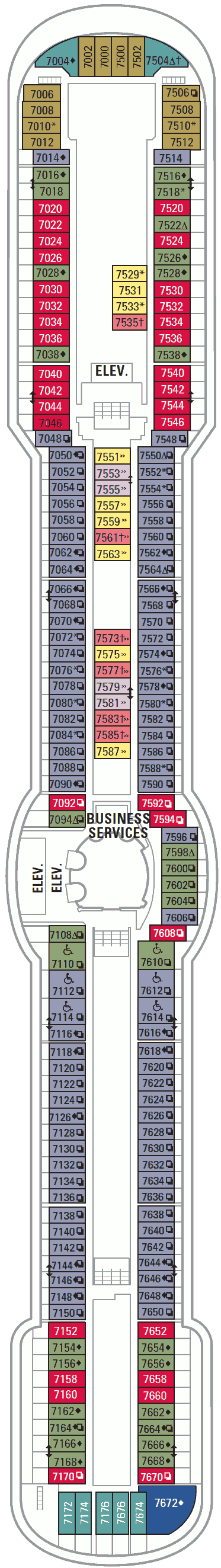 Brilliance Of The Seas Deck Plans Cruiseline