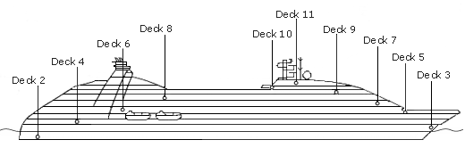 Seabourn Sojourn Deck Plans - Cruiseline.com